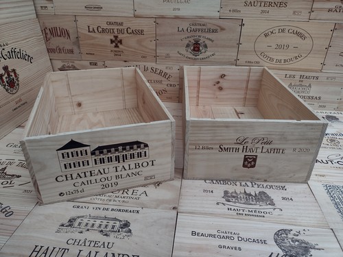Cassetta porta vino legno - vino, in