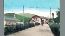 Cuneo Paesana Stazione Tramvia Tram Vapore, lievi pieghe ang F. Piccolo  spedita