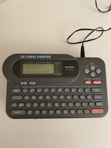 Casio label printer 2000 - printer, kl-2000