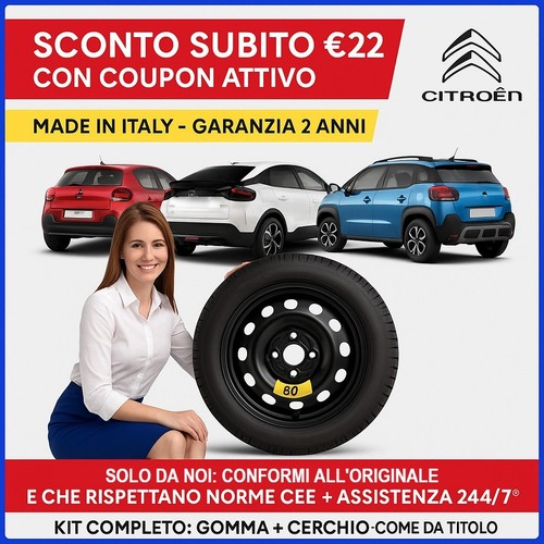 Ruotino scorta citroen - ruotino,