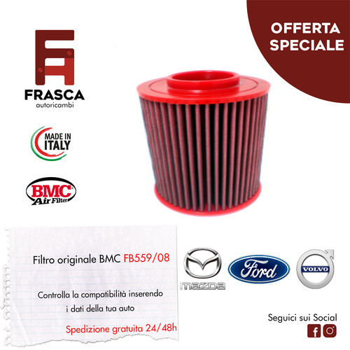 Filtro aria sportivo bmc mazda - aria,