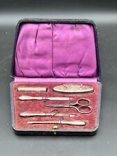 Set da manicure in Sheffield, con astuccio originale, completo