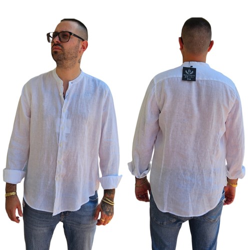 Camicia 100 puro lino - lino, leinen