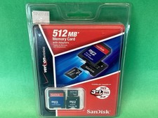 MicroSD Vintage SANDISK 512mb