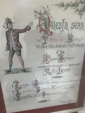 Antico Manifesto Spettacolo