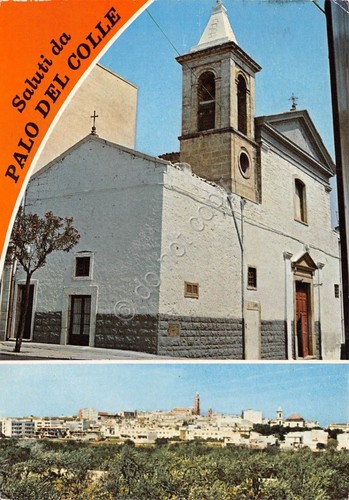 Cartolina palo del colle bari - palo,