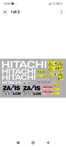 Hitachi 130 lcn - zx,
