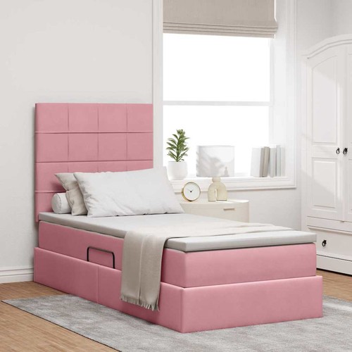 Letto con contenitore led - contenitore,