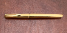 Penna Stilografica Waterman C/F Placcata Oro 18K 750