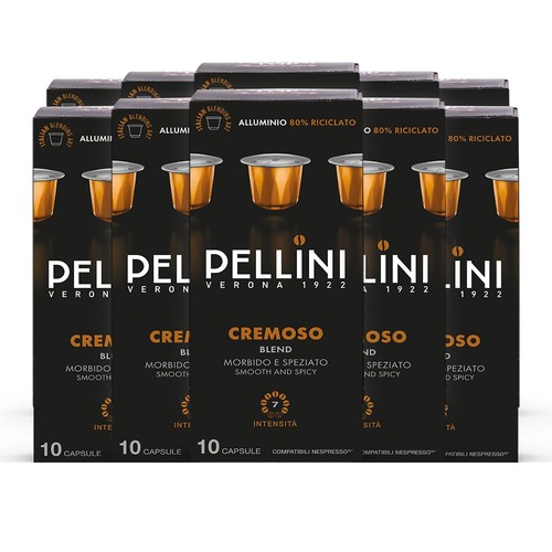 Pellini cremoso 100 capsule - cremoso,