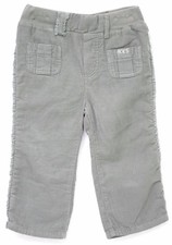 Pantaloni velluto grigio cachi