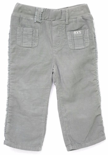 Pantaloni velluto grigio cachi