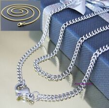 Collana corazzata 2-3 acciaio inox argento 30-120 cm collana ciondolo catenina donna uomo