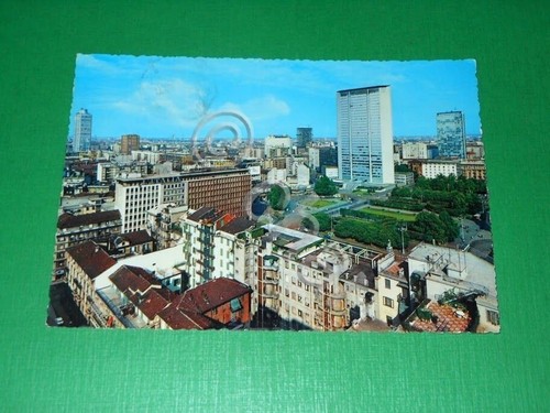 Cartolina milano panoramica - milano,