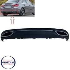 SPOILER PARAURTI POSTERIORE INFERIORE NERO MODANATURE CROMATE CLASSE A 4 PORTE