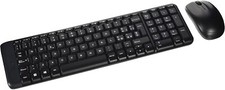 COMBO Cordless TASTIERA/MOUSE  LOGITECH  MK220  NERO