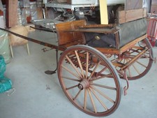 CALESSE IN LEGNO ANTICO DITTA BASSI BOLOGNA