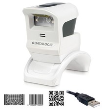 Scanner codici a barre Datalogic Gryphon GPS 4400 GPS4400 USB 1D 2D Datamatrix QR bianco