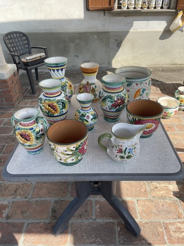 Vasi vintage decorati - 10,