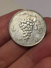 DUE Monete Italiane  Lire  5 del 1949 e lire 10 del 1955 - circolate -