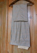 Wool and silk bespoke trousers W32 New!