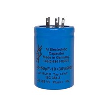 Fischer & Tausche 50+50uF/500V, condensatore elettrolitico doppio LFAZ5005003505