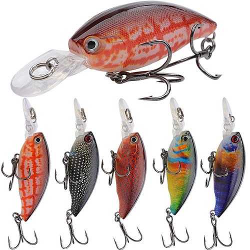 5pcs esche pesca minnow - esche,