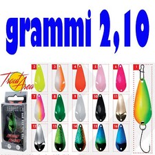esche artificiali canna trout area pesca spinning cucchiaini ondulanti lago trot