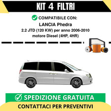Kit 4 Filtri Tagliando per