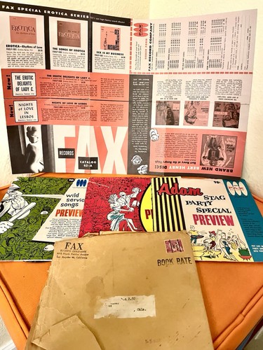 Vintage fax records lot - vintage, 45