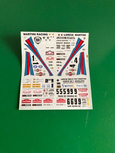 Decal racing 43 lancia - decal, 1