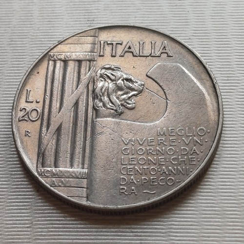 Lire elmetto 1928 non - lire,