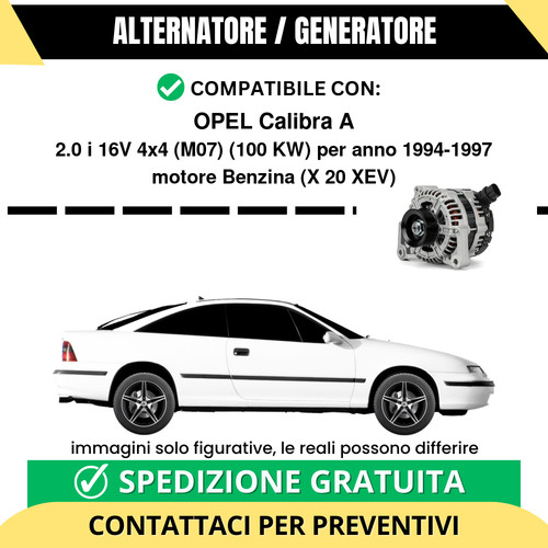 Alternatore opel calibra - alternatore, a