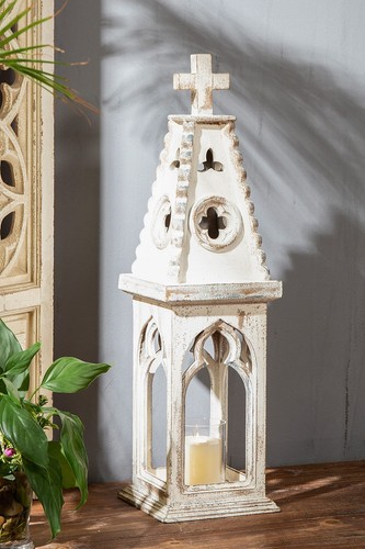 Lanterna legno alta - legno,