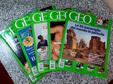 GEO Mensile - 2007 n. 14 - 15 - 16 - 17 - 18. Lotto 5 Riviste.