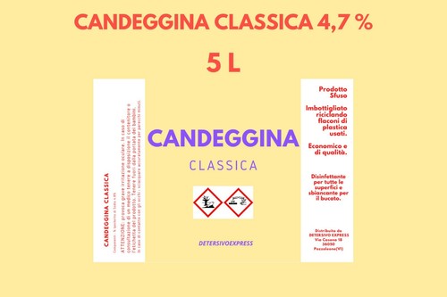 Candeggina classica 5 - candeggina,