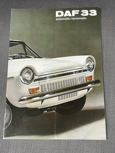 Brochure dépliant auto