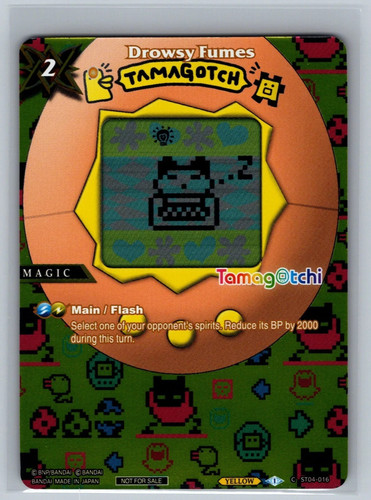 Foil drowsy fumes tamagotchi - drowsy,