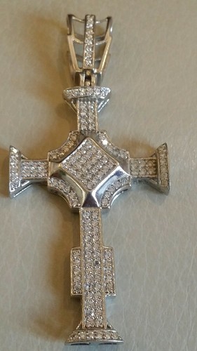 Croce ciondolo per - , catena
