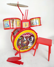 Bontempi Classic Batteria Bambini grafica PINOCCHIO Pulcinella Box Originale-XXX