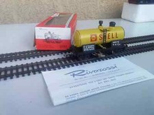 POCHER-RIVAROSSI 2051 CISTERNA 2 ASSI TRASPORTO BENZINA SHELL 1966-8 SCATOLA OR