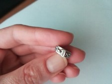 CHARM BRACCIALE PANDORA ORIGINALE ARGENTO ALE S925 CLIP FERMO E CIONDOLO ALWAYS 