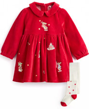 Vestito Velluto Rosso