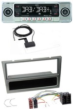 Autoradio Dietz Bluetooth USB MP3 DAB per Opel Corsa C ISO 2000-2004 alluminio