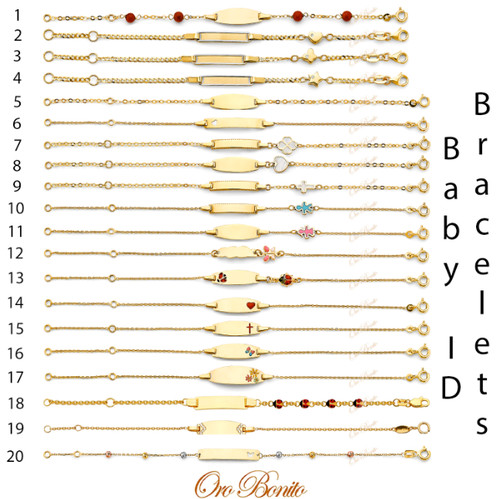 Bracciale oro giallo - 14, kt