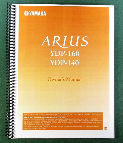Yamaha ydp 160 - ydp-160, ydp-140