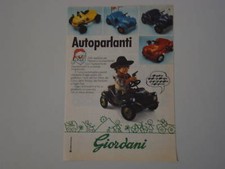 advertising Pubblicità 1977 AUTO PARLANTE GIORDANI