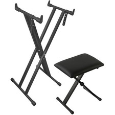 supporto tastiera, sgabello