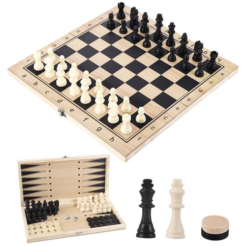 Scacchiera legno 1 - 3,