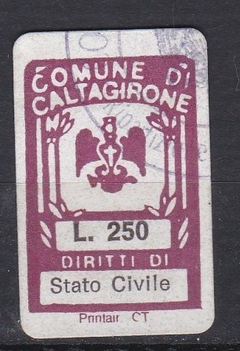 Caltagirone marca municipale - caltagirone,
